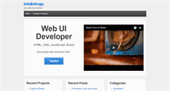 Desktop Screenshot of infoentropy.com
